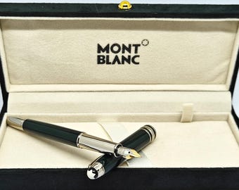Vintage Montblanc reservoarpenna med ask och leverans över hela världen