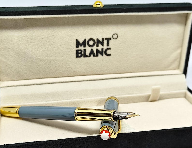 Stylo plume Montblanc vintage avec boîte et expédition dans le monde entier image 2
