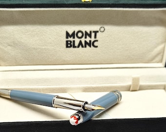 Vintage Montblanc reservoarpenna med ask och leverans över hela världen