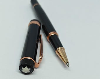 Vintage Montblanc-kulspetspenna med ask och leverans över hela världen