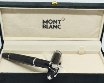 Vintage Montblanc reservoarpenna med ask och leverans över hela världen