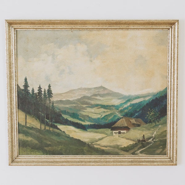 SOLD Vintage Original Oil Landscape Oil Painting