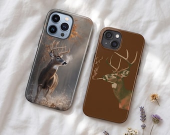 Buck Deer Wildlife Phone Case, Forest Hunting Nature Cover