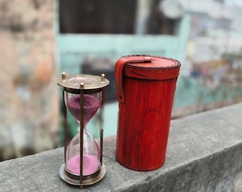 Maritime Sanduhr Sanduhr Messing Nautische Maritime Sanduhr Vintage Sand Uhr Geschenk