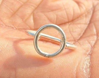 Handmade Sterling Silver Ring – Boho Silver Band – Artisan Jewelry .