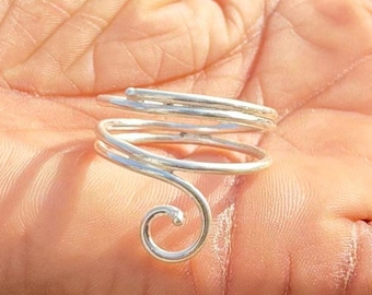 Dainty Sterling Silver Ring – Simple Handmade Silver Band .