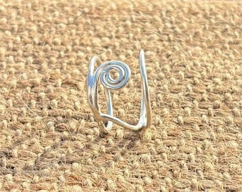 Simple Silver Band Ring – Sterling  Stackable Ring , gift for sister .