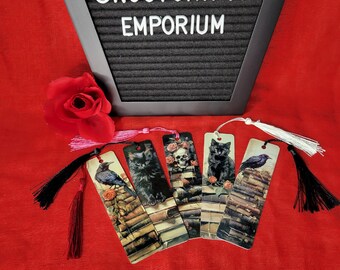 Gothic Metal Bookmarks | Spooky Bookmarks | Book Lover Gift