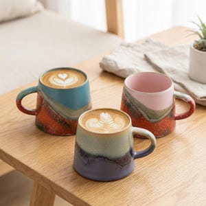 Personalisierte gravierte Tasse - Individueller Name oder Text Keramik Kaffeetasse, Vintage Style Emaille Camp Mug Geschenk für Ihn Sie