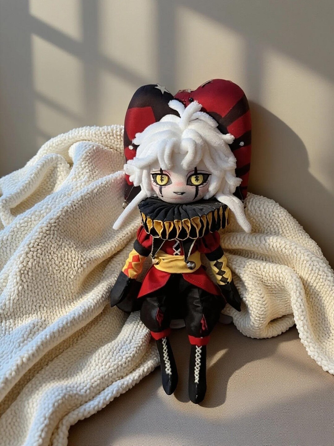 The Freak Circus Pierrot Inspired Plush Doll | Game Gift