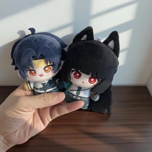 Zona Zenless Zero Pelúcia | Hoshimi Miyabi e Asaba Yuma Mini Pelúcia | Boneca Fanmade ZZZ