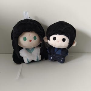 TGCF Plush Doll Set | He Xuan & Shi Qingxuan Inspired Plush | Heaven Official’s Blessing Fanmade Plush | Danmei BL Gift