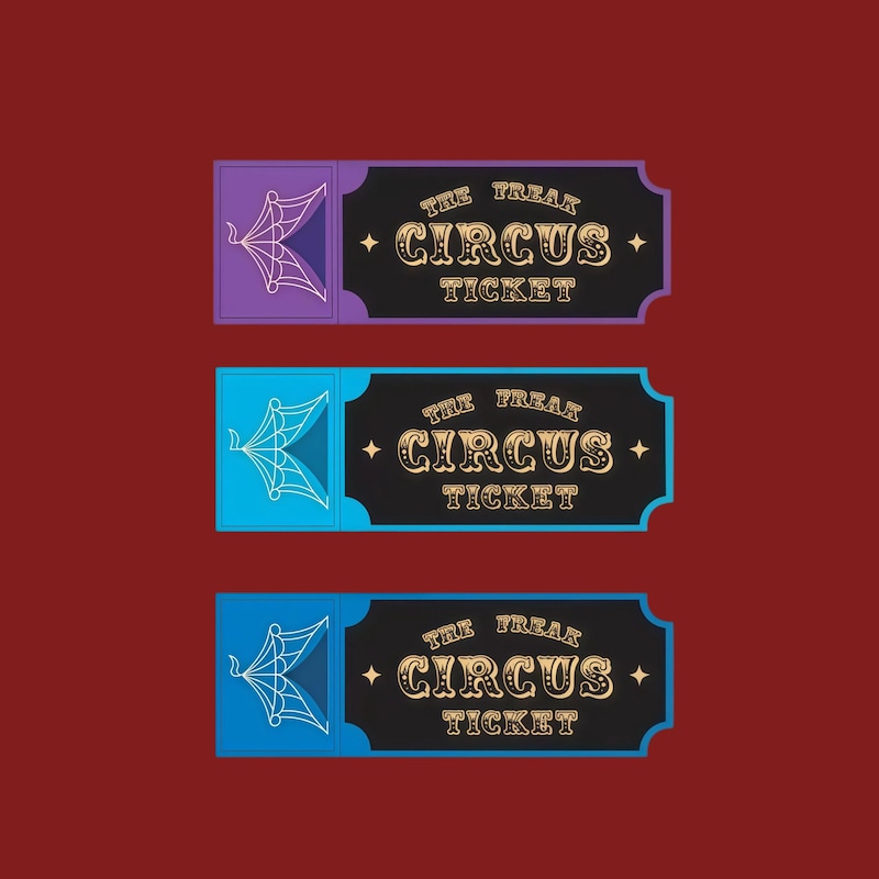 The Freak Circus Ticket - Etsy