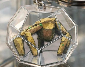 Project Space Memory Acrylic Keychain, Sci-Fi Hail Glitch Mary Charm Aesthetic, Unique Amaze Geometric Keyring Gift, Bag Rocky Charm Gifts