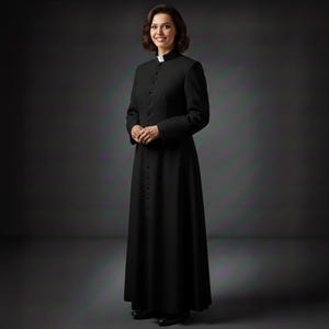 Black Clergy Robe