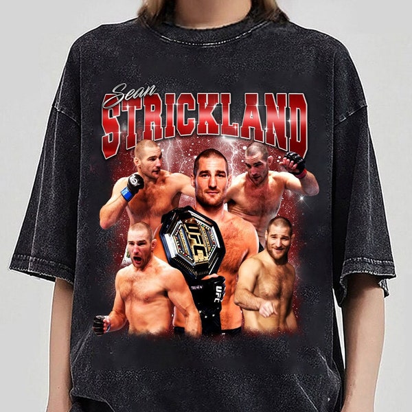 Sean Strickland Vintage 90s Graphic Bootleg Shirt, Sean Strickland Sweatshirt, American Mixed Martial Artist unisex t-shirt, sweatshirt