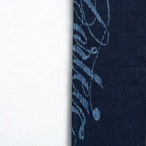 Corteiz Frayed Denim Baggy Jeans Navy image 7