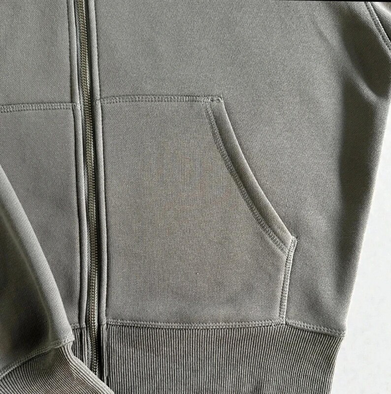 Corteiz Island Puff Print Hoodie Grey image 3