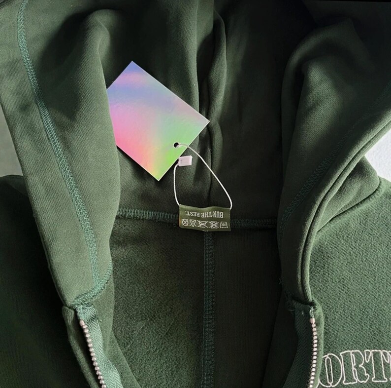Corteiz Superior V2 Zip-Up Hoodie Green image 3