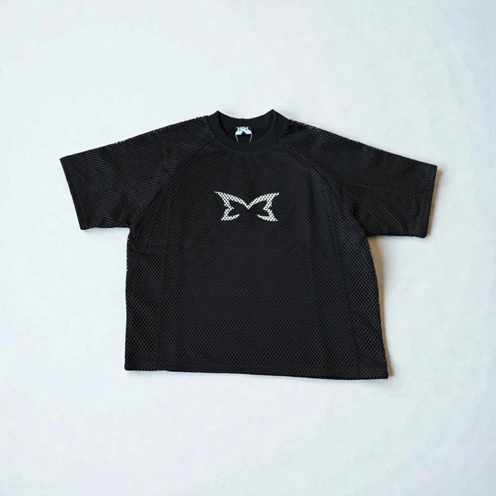 Mertra Layered Mesh Jersey Black - Etsy Ireland