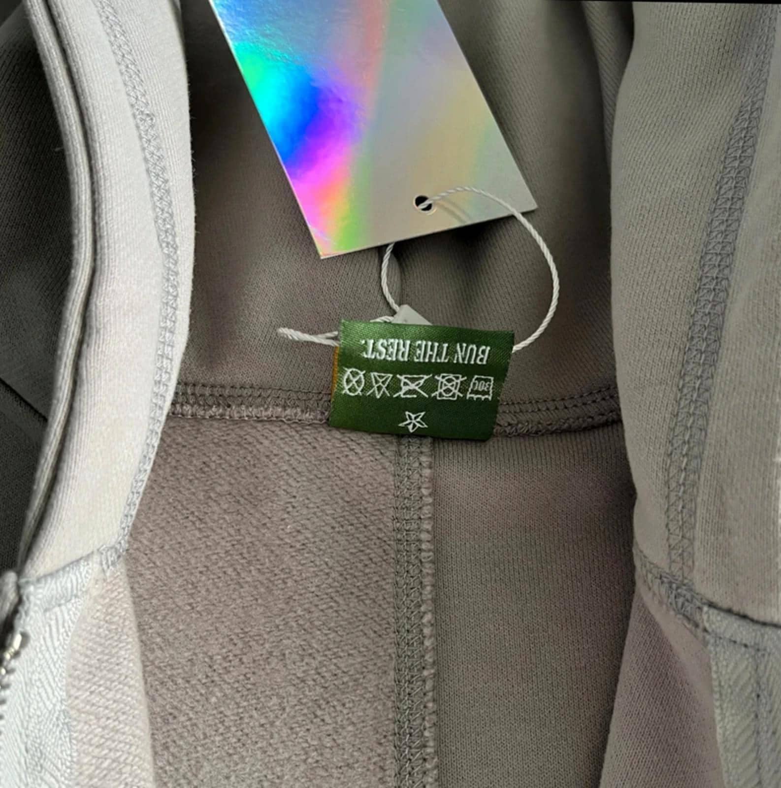 Corteiz Superior V2 Zip-up Hoodie Grey - Etsy