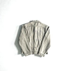 Corteiz C-Star Denim Jacket Grey image 3