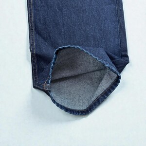 Corteiz Frayed Denim Baggy Jeans Navy image 6