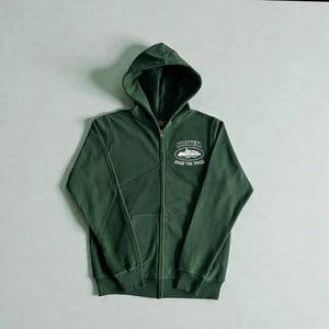 Corteiz Superior V2 Zip-Up Hoodie Green image 1