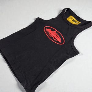 Corteiz Alcatraz Womens Crop Top Black/Red image 2