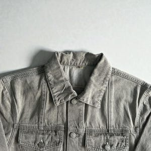 Corteiz C-Star Denim Jacket Grey image 2