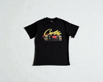 Corteiz Times Up Tee Black