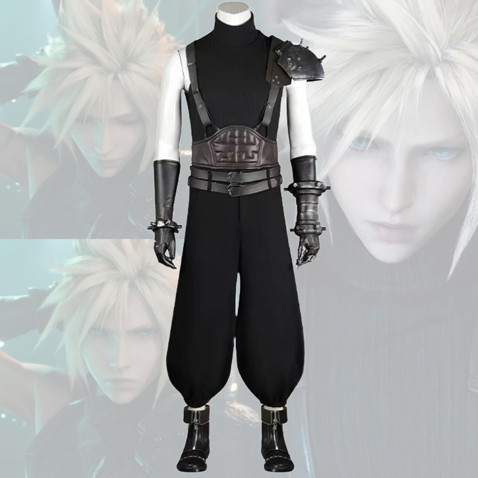 Final Fantasy VII Rebirth丨cloud Strife Cosplay Full Set Costume ...
