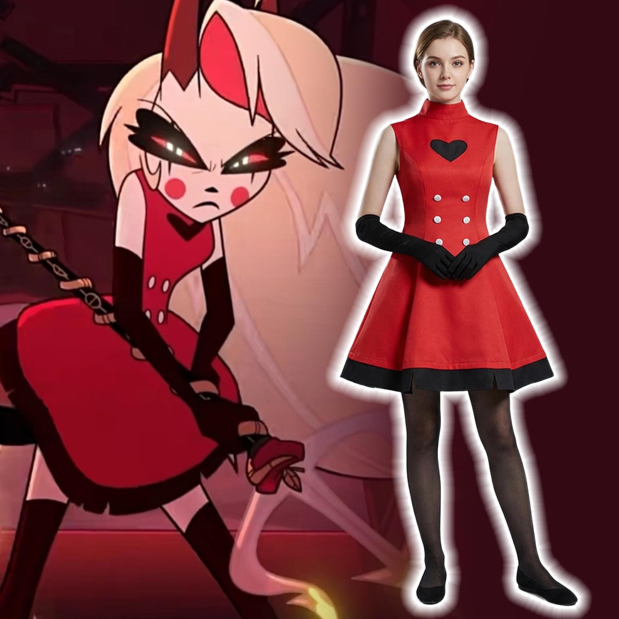 Hazbin hotel charlie cosplay - Etsy 日本
