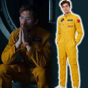 Project Hail Mary丨Grace coverall spacesuit Cosplay Full Set Costume Halloween Outfit