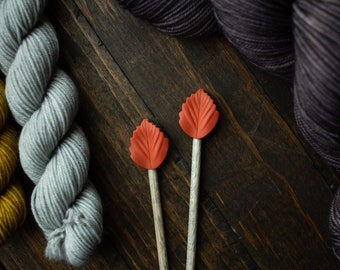 Orange Leaf | Needle Stoppers