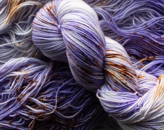 Violet Crumble | Variegated | Hand dyed yarn