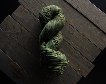 DYED-TO-ORDER - Pine | Tonal | Hand dyed yarn