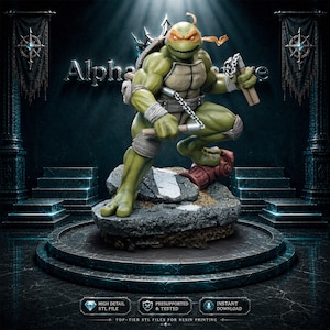 Michaelangelo - Movie Mutant STL