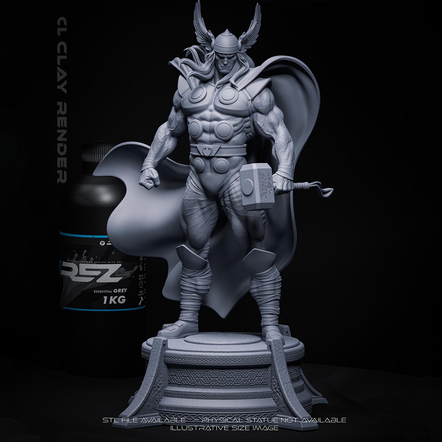 Thor - Marvel STL 3D Print File Model - Etsy