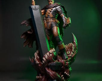 Guts - Berserk 3D STL Print File Model Download