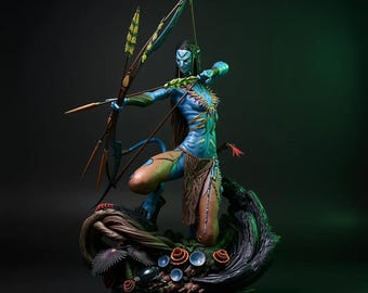 Neytiri - Avatar STL / Tamaño completo + Busto