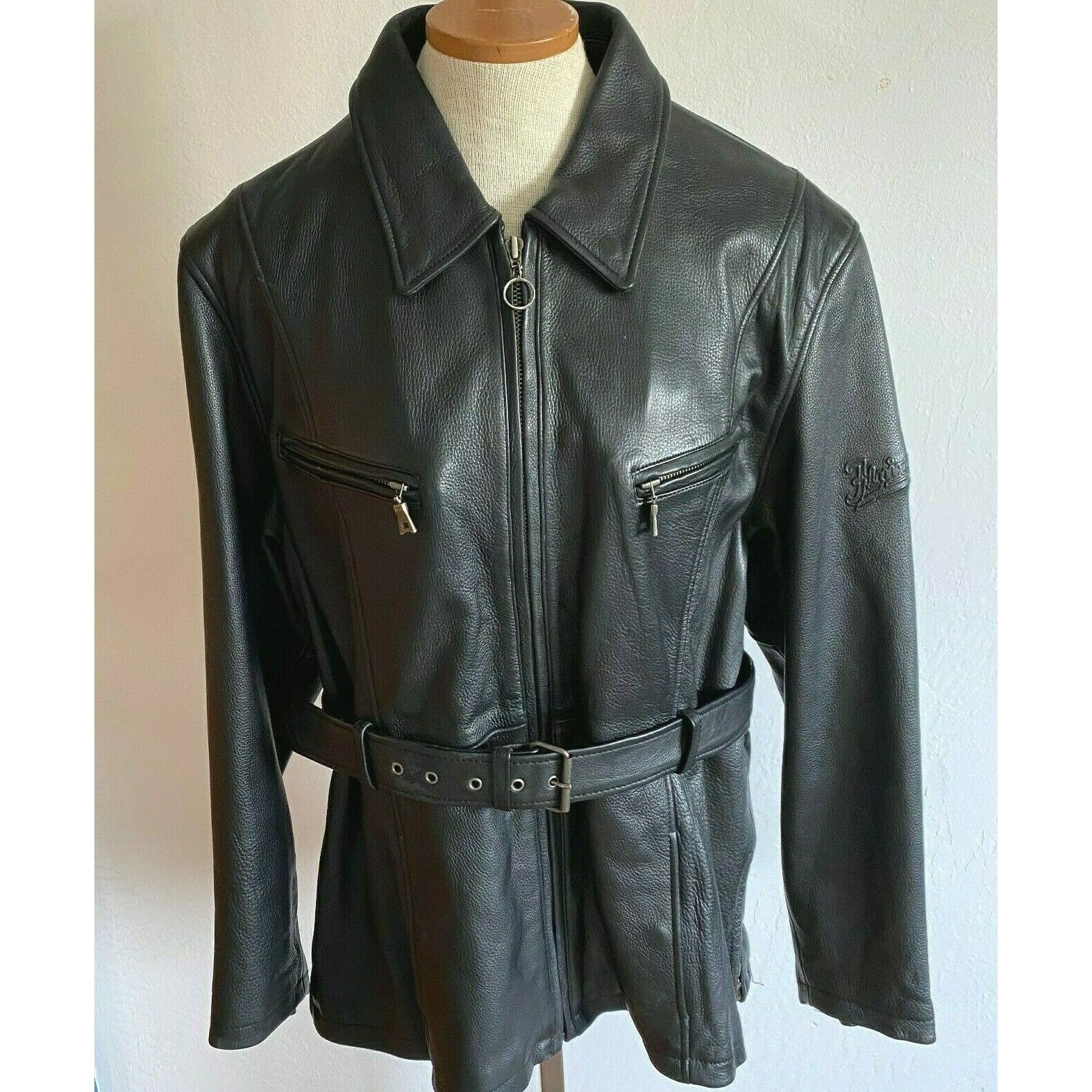 flying bikes leather jacket
