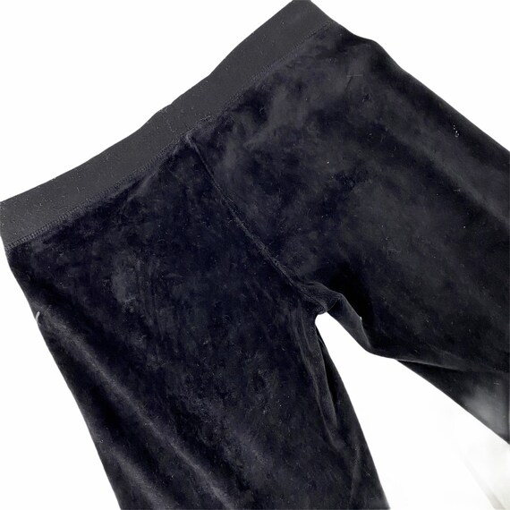 Vintage Juicy Couture Black Velour Track Pants Siz