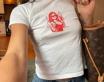 Gen Z Shirt, Sassy Y2K Crop Top Style, Retro 90s/2000s Women's Shirt, Gift for Her, Feminist Tee, Girl Power, Not A 50/50 Girl, Dating Tee