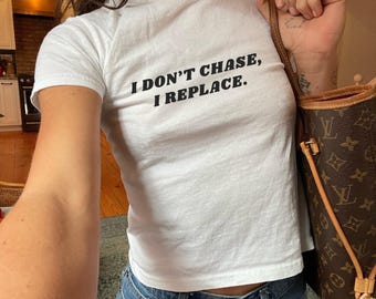 Baby Tee, Gen Z Shirt, Sassy Y2K Crop Top Style, Retro 90s/2000s Women's Tee, Dating Baby Tee, Gift For Her, Feminist,Girl Power, Single Tee