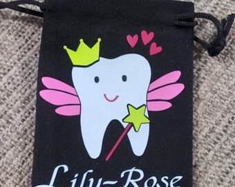 Tooth Fairy Pouches, Personalised.