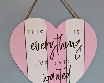 Heart Wall Sign