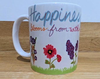 Happiness Blooms, Mug