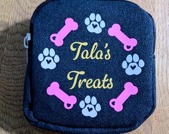 Personalised dog treat pouch