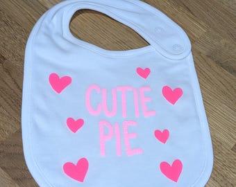 Baby Bib 100% cotton, handmade designs